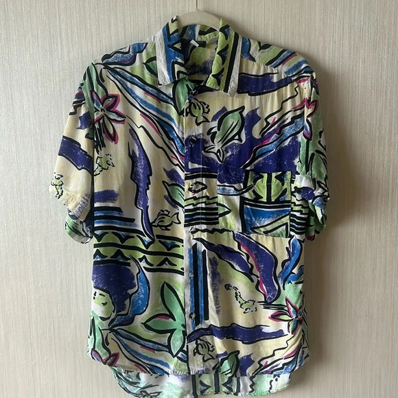 Vintage Nativewear Designs button down - Picture 1 of 8